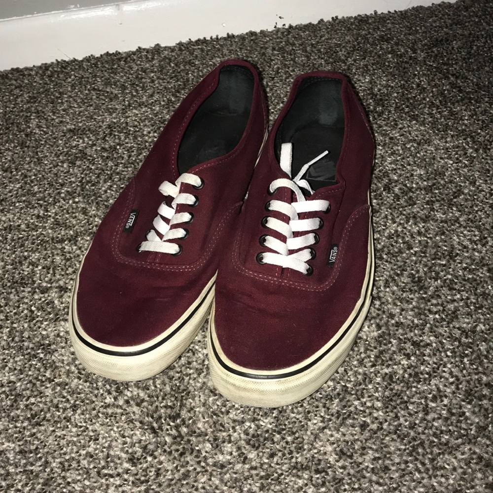 Maroon Vans